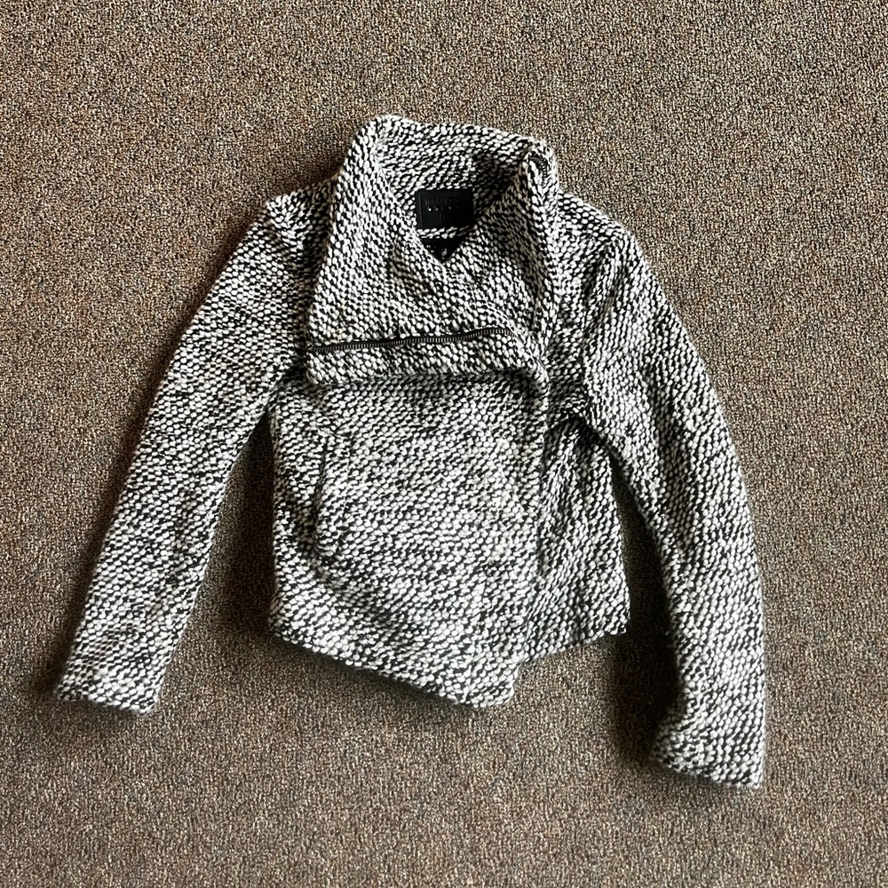 Cozy Black And White Jacket